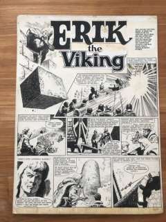 Lawrence, Don - Originele pagina - Erik the Viking (Karl de Viking) - De tovenaar van het moeras - (1963) | Catawiki