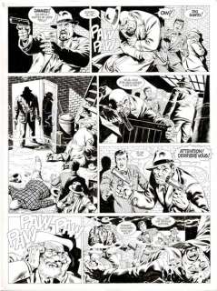 Mitton, Jean-Yves - Originele pagina (p.42) - Bloed en Stilte (De Silence et de Sang) 5 - De zeven pijlers (1991) | Catawiki