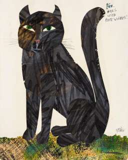 ERIC CARLE (1929- ) Black Cat. [CHILDRENS] | Swann Galleries
