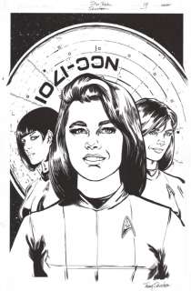 Star Trek TOS Boldy Go #14 I.D.I.C. Tony Shasteen Original Cover Art