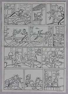  - Hanco Kolk - Originele pagina (p.28) - Robbedoes door... Hanco Kolk - Tulpen uit Istanboel - (2017) 