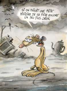 Ptiluc | Pacush Blues, illustration Ã  l’encre de Chine et … | Banque Dessinée