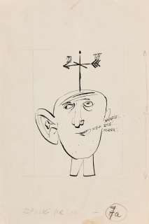 Jan Lenica (1928 - 2001) | Jan Lenica | Bez tytułu, ilustracja do czasopisma "Szpilki" | Desa Unicum