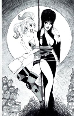 Nathan Szerdy | Harley Quinn X Elvira #1 by Nathan Zserdy | More Great Art