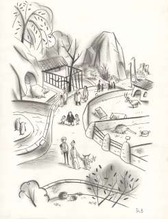 Philippe DUPUY (né en1960)... - Lot 92 - Mine de plomb sur papier pour deux illustrations. Signées...