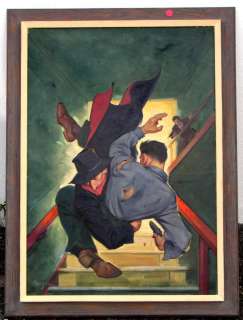 4047: G. ROZEN. THE SHADOW. PAINTING. | Weiss Auctions