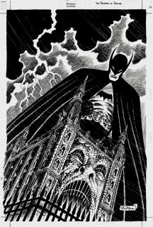 Enrique Alcatena - The batman of arkham #1 cover (2000)