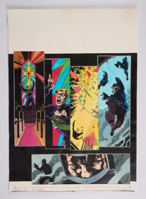 Lot 22 - 2000 AD Prog #1083 Case Six: Godhead Revisited Vector 13 Colour Story Pages (Fleetway, 1998) Total 5 | Stanley Gibbons Baldwin’s