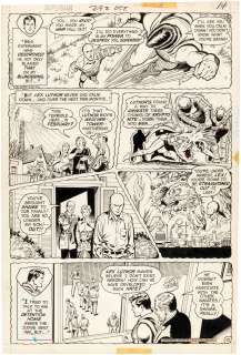 SUPERMAN #292 COMIC BOOK PAGE ORIGINAL ART BY CURT SWAN. | Hake’s