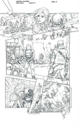 New 52 Teen Titans #7 page 6 Original Comic Art Kenneth Rocafort Wonder Girl DC | eBay US