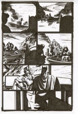 Batman: The Long Halloween Last Halloween page 18 Original Art Chris Samnee