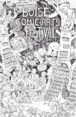 Maria Capelle Frantz | BCAF 2019 Poster | Athenaeum Comic Art