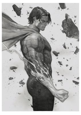 Jorge Molina - Absolute Superman #7 Variant Cover Original Art by Jorge Molina