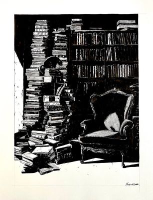 Christophe Chabouté | La souris et le chat ... | 2DGalleries