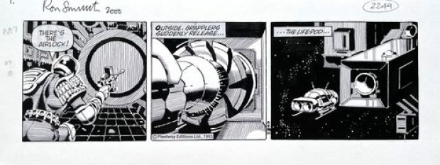 Original Judge Dredd artwork by Ron Smith - ’There’s An Airlock!’ | eBay Europe (Buy It Now)