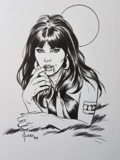 Vampirella - originele tekening - Joe Jusko - (1999) | Catawiki