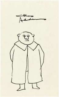 THE ADDAMS FAMILY - UNCLE FESTER ORIGINAL ART BY CHARLES ADDAMS.