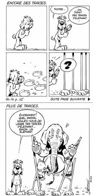 Henri Dufranne, Gotlib (Concept) | 1970 - Gai-Luron : Encore des traces | 2DGalleries
