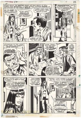 Sal Buscema | Marvel Team-Up #20 p22 (Mary Jane Watson) | Nostalgic Investments