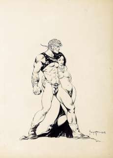 (Frazetta) Flash Gordon and “Princess of Mongo”. | Profiles in History