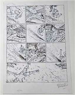 Davodeau, Etienne  - Planche originale - Chute de vélo (2004) | Catawiki