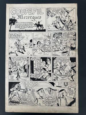 Lem | Planche Originale Coupe-Fil de Mezergues-Caméra N°34 1950 | 2DGalleries