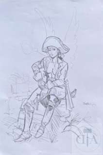 Meynet/Ailes et Belles. Dessin original preparatoire pour… | Dagoty