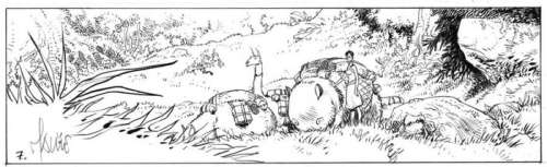 Mallié, Vincent | Original drawing  - Le Grand Mort | Catawiki