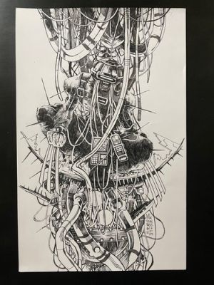 WEAPON X - Mark (MK) Torres (Image, TMNT, Dredd) original artwork 11"x17" MARVEL | eBay US (Buy It Now)