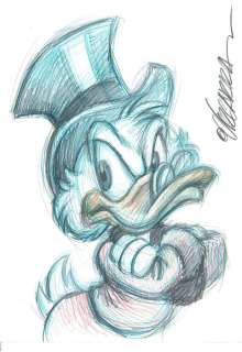 Smart Uncle $crooge - Original Drawing - Joan Vizcarra  - Art de crayon | Catawiki