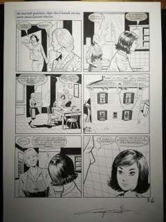 Julia  Almanacco del giallo - tavola originale  "Il caso del bus scomparso" - Page volante - (2013) | Catawiki