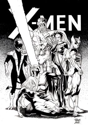 Claude Pelet | Death of Jean grey | 2DGalleries