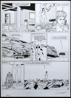 Renaud - Planche originale (p.49) - Jessica Blandy T.24 - Les Gardiens | Catawiki