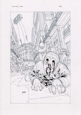 André Lima Araújo | Skin Police 2 #2 Cover C | The Artist Bullpen