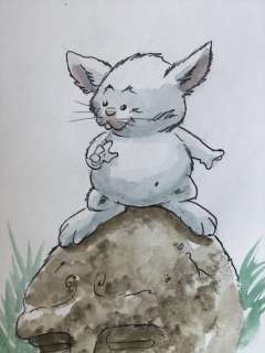 Masbou - Dessin original en couleur - De Cape et de Crocs (2018) | Catawiki