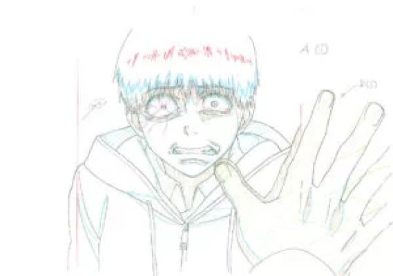 ISHIDA Sui - TOKYO GHOUL - genga – Ken Kaneki – Tokyo Ghoul – scène majeure – 2378
