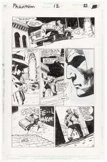 THE PHANTOM #12 DC ORIGINAL ART PAGE BY LUKE McDONNELL. | Hake’s