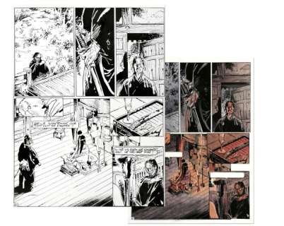 Michetz | Kogaratsu, planche n°30 Ã  l’encre de Chine de l’… | Banque Dessinée