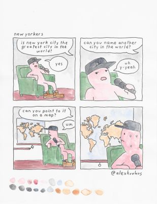 Alex Krokus | new yorkers | Athenaeum Comic Art