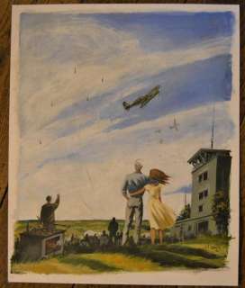 Fox - Grande acrylique sur papier toilé + affiche - Open door Florennes | Catawiki