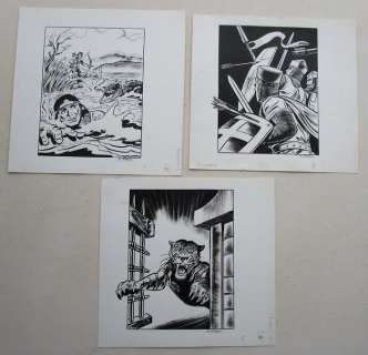 Biddeloo, Karel - 3 Originele tekening - De Rode Ridder - De Wurgslang - (1988) | Catawiki