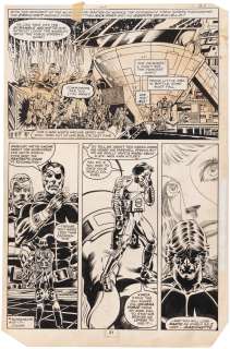 MICRONAUTS #26 COMIC BOOK PAGE ORIGINAL ART BY PAT BRODERICK. | Hake’s