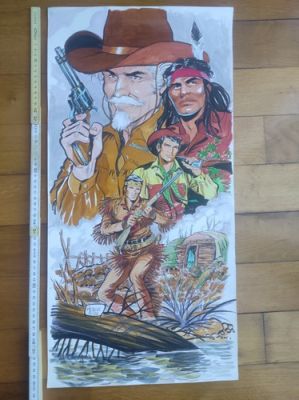 INEDITO TEX A COLORI DI MASSIMO PESCE MOLTO GRANDE | eBay Europe