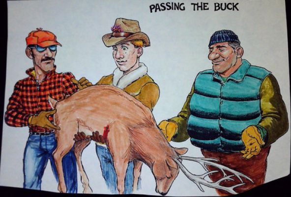 Passing The Buck Humor Comic Book Panel Funny Drawing Original Sketch Art 1/1 | eBay US (Buy It Now)