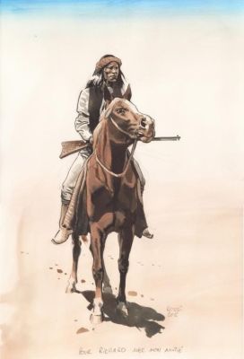 Lot 667 - Rossi. Illustration originale Indien | BDEnchères