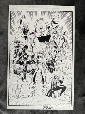Avengers Next #5 Page #22 American Dream Spider-Girl - Artist Ron Lim (2006) | eBay US