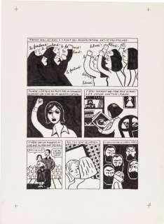 Persepolis Original Art For Sale | ComicArtTracker