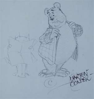 Marten Toonder: Originele tekening Bommel en Tom poes | Zwiggelaar Auctions