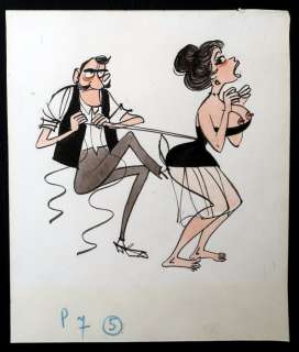 Pichard, Georges - Originele tekening in kleur | Catawiki