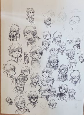 Dan Verlinden - Recherche originale de personnages- DEHORS | Galerie des bulles